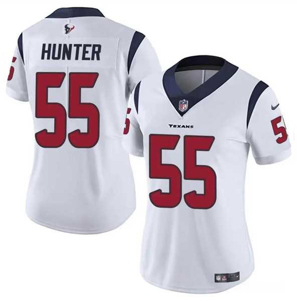 Women%27s Houston Texans #55 Danielle Hunter White Vapor Untouchable Limited Stitched Jersey Dzhi->women nfl jersey->Women Jersey